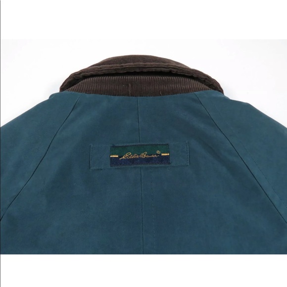 VINTAGE Eddie Bauer Courduroy Collar Wool Barn Jacket - Picture 7 of 8